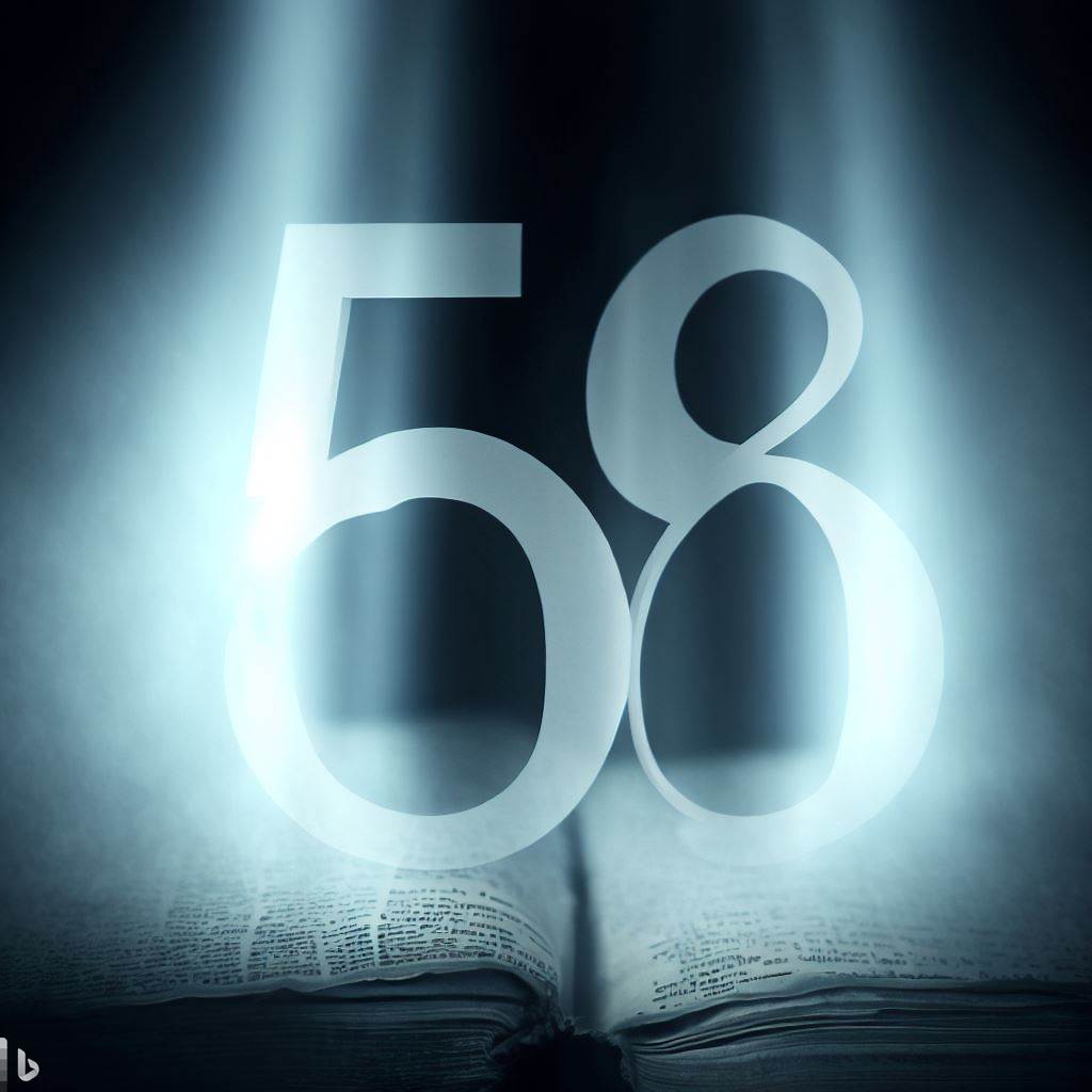 what is Biblical Meaning of 58