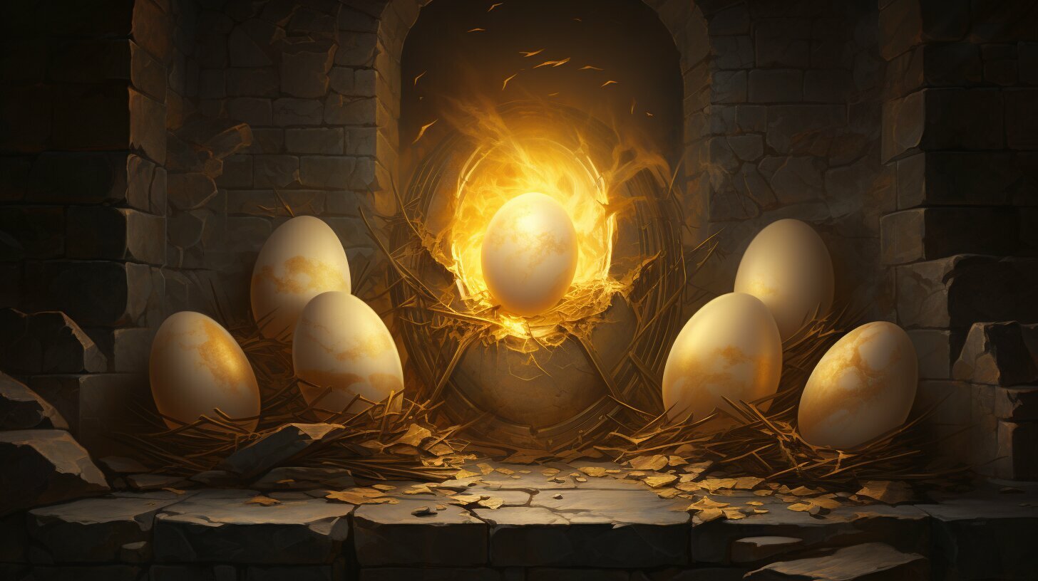 biblical meaning of eggs in a dream