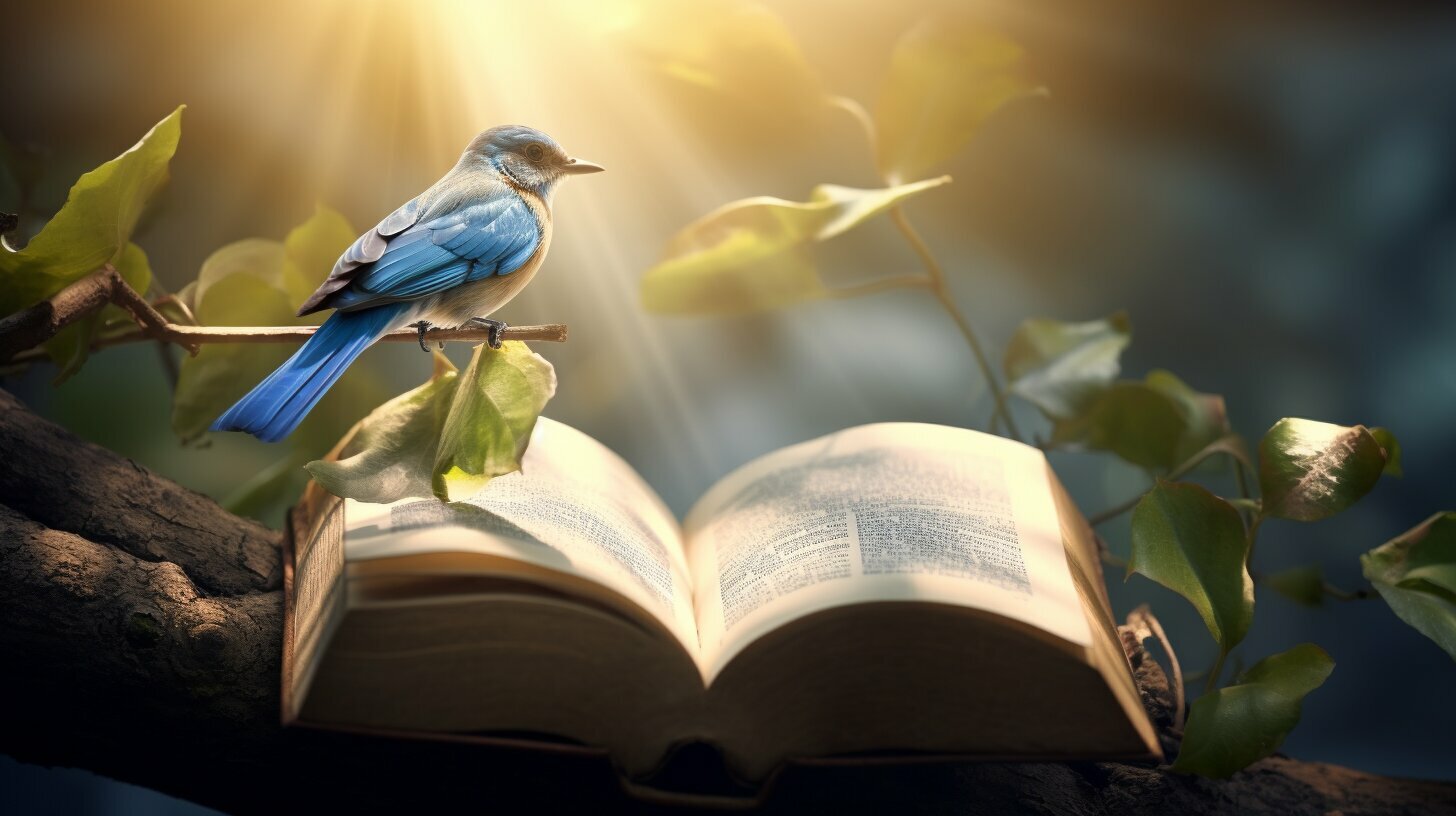 blue bird biblical meaning