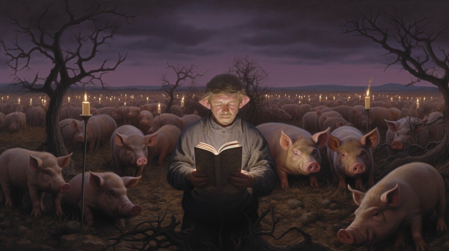 dream about pigs biblical meaning