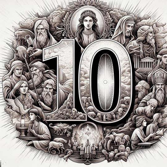 The symbolism of the Number 10 in the Bible
